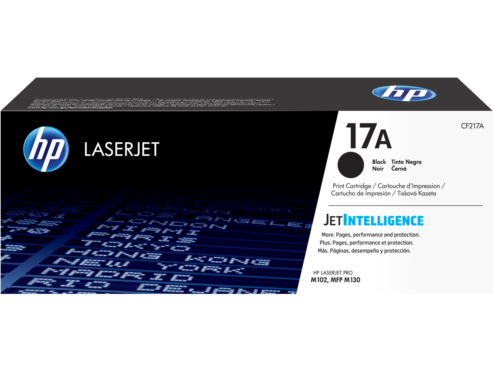 HP 17A Black Original LaserJet Toner Cartridge, CF217A
