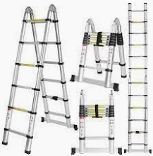 3.8M Double Telescopic Ladder