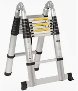 5.6M Double telescopic aluminium ladder